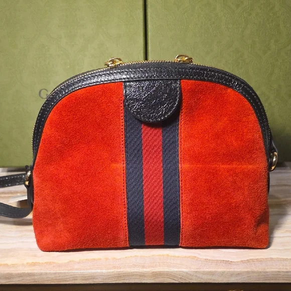 Gucci Red and Black Crossbody Bag - Picture 5 of 14